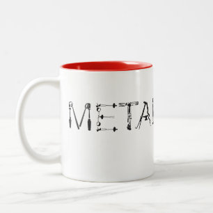 Caneca De Café Em Dois Tons Toolvetica Metalsmith Mug