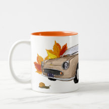 Topaz Mist Figaro coffee mug