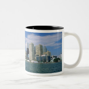 Caneca De Café Em Dois Tons Torre CN e Skydome em Toronto, Ontário,