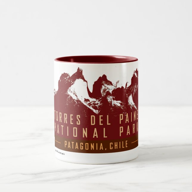 Caneca De Café Em Dois Tons Torres del Paine-Caneca (Centro)
