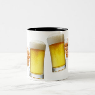 CANECA DE CAFÉ EM DOIS TONS * TOSSE DE CERVEJA DE CRISTMAS** MUG DE FÉRIAS