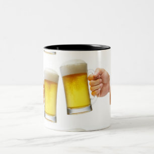 CANECA DE CAFÉ EM DOIS TONS * TOSSE DE CERVEJA DE CRISTMAS** MUG DE FÉRIAS