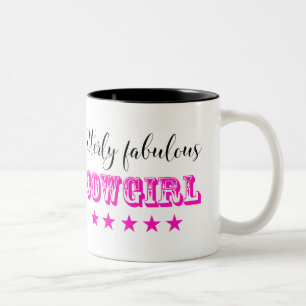 Caneca De Café Em Dois Tons Totalmente fabulosa "COWGIRL"