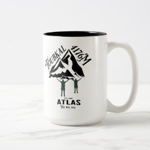 Caneca De Café Em Dois Tons Toubkal Trek Mug - O seu companheiro para o Mounta