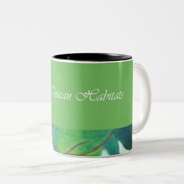 Caneca De Café Em Dois Tons Toucan Mug (Frente Esquerda)