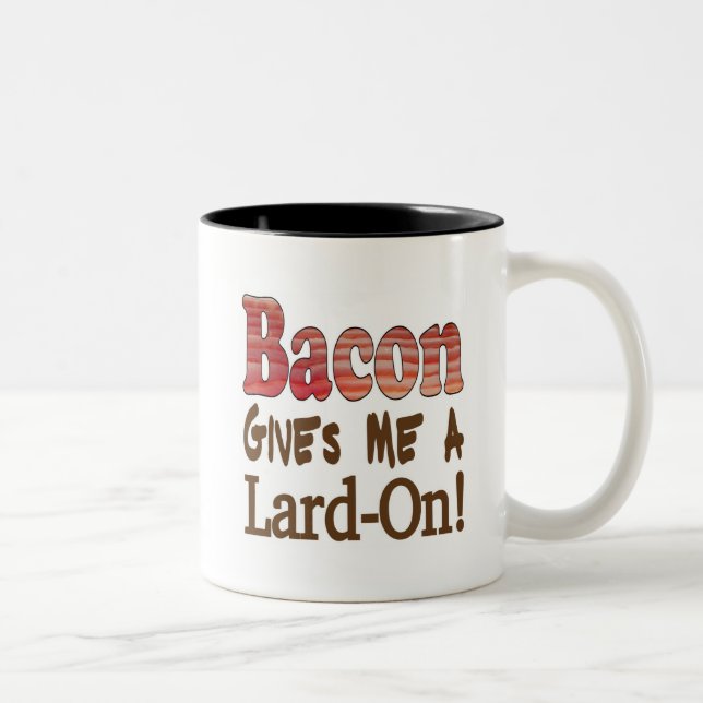 Caneca De Café Em Dois Tons Toucinho Gordura (Direita)