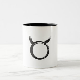 Caneca De Café Em Dois Tons Touro Touro Signo do Zodíaco Primavera Astrologia