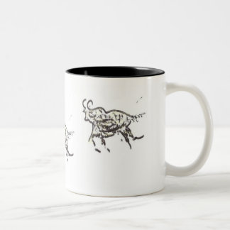 Caneca De Café Em Dois Tons Touros Running
