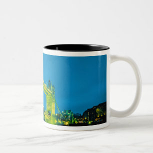 Caneca De Café Em Dois Tons Tower Bridge, Londres, Inglaterra 3