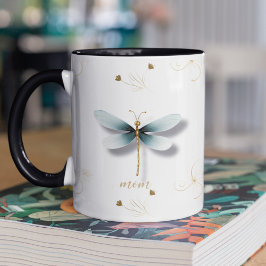 Caneca De Café Em Dois Tons Traição de Dragões Azuis com Trigo