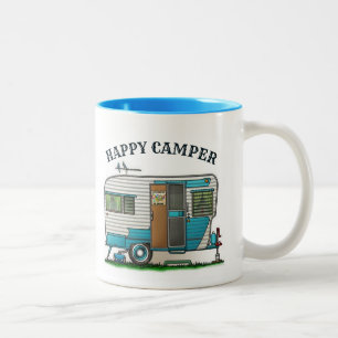 Caneca De Café Em Dois Tons trailer de Camper Feliz