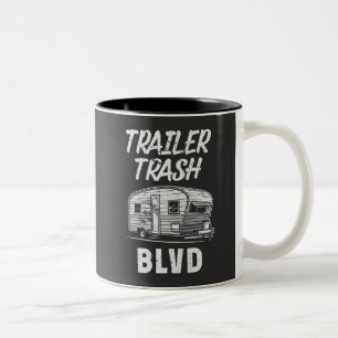 Caneca De Café Em Dois Tons Trailer Lixo Blvd