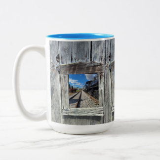 Caneca De Café Em Dois Tons Train Mug