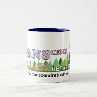 Caneca De Café Em Dois Tons TRANScend Retreat Mug!