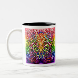 Caneca De Café Em Dois Tons Transição