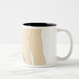 Caneca De Café Em Dois Tons Transplantação do fígado