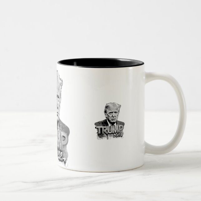 Caneca De Café Em Dois Tons Trapo de Mug de Dois Tons (Direita)