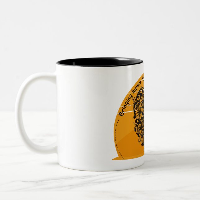 Caneca De Café Em Dois Tons Trazendo humor a cada paciente individualmente (Esquerda)