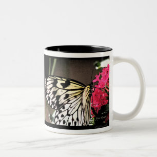 Caneca De Café Em Dois Tons Tree Nymph Butterfly Mug