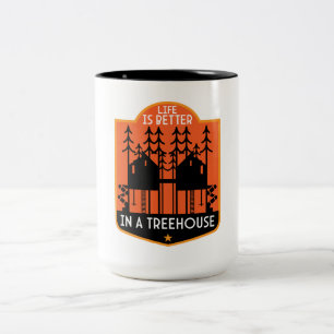 Caneca De Café Em Dois Tons Treehouse Gifts