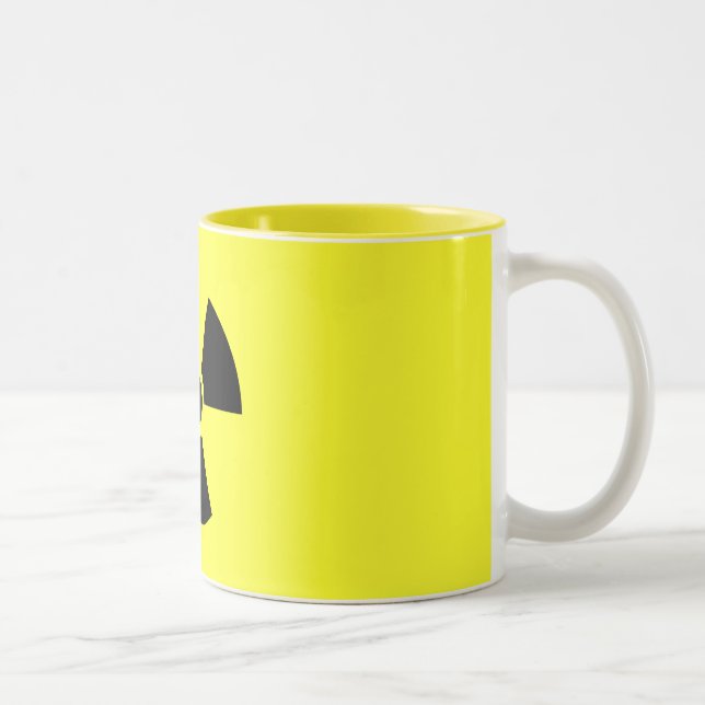 Caneca De Café Em Dois Tons Trefoil nuclear (Direita)