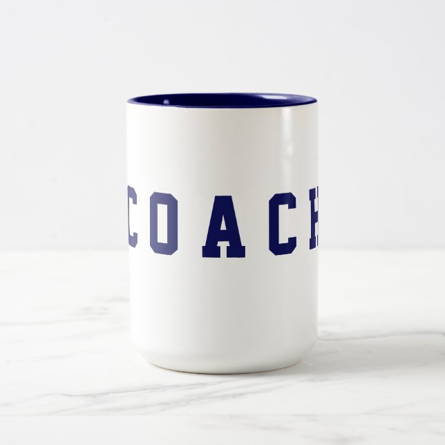 Caneca De Café Em Dois Tons Treinador (Centro)