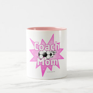 Caneca De Café Em Dois Tons Treinadora Mãe