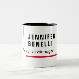 Caneca De Café Em Dois Tons Trendência moderna minimalista profissional