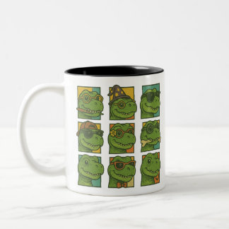 Caneca De Café Em Dois Tons Trendosaurus Rex