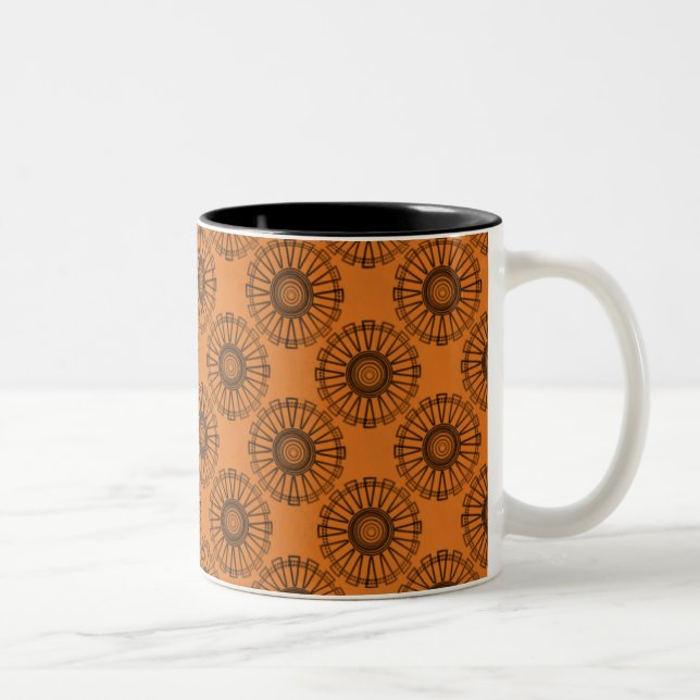 Caneca De Café Em Dois Tons Trendsetter Mug, Laranja (Direita)