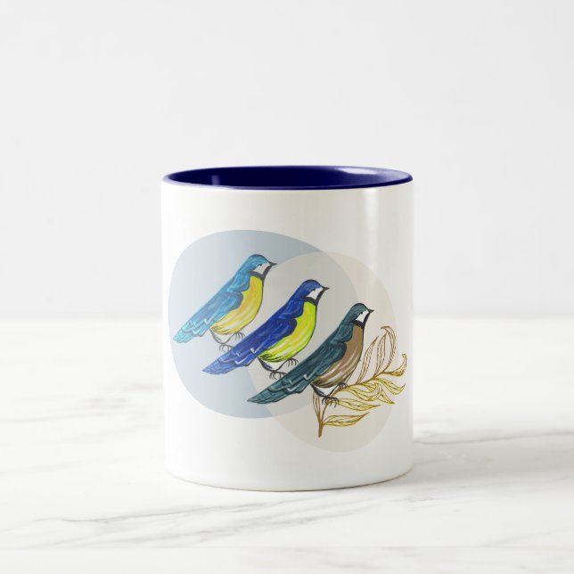 Caneca De Café Em Dois Tons Três Aves (Centro)