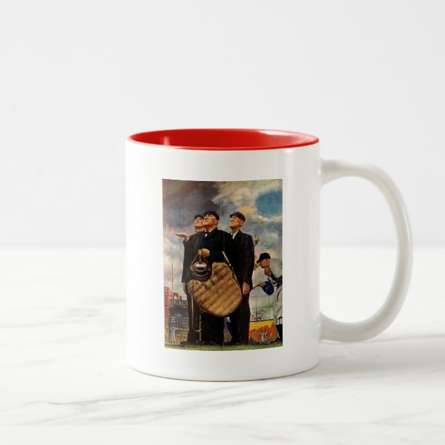 Caneca De Café Em Dois Tons Três Umpires (Direita)