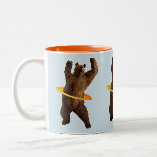 Caneca De Café Em Dois Tons Três Ursos (Esquerda)