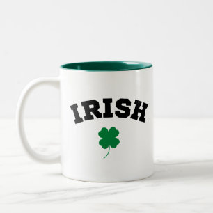 Caneca De Café Em Dois Tons Trevo Irlandês St Patrick's