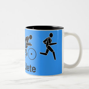 Caneca De Café Em Dois Tons Triathlete Mug