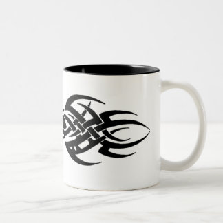 Caneca De Café Em Dois Tons Tribal