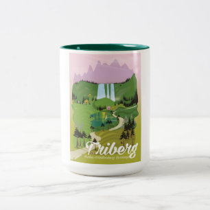 Caneca De Café Em Dois Tons Triberg, Baden-Württemberg, Alemanha