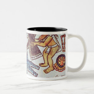 Caneca De Café Em Dois Tons Tributos de recepção de Montezuma II