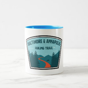 Caneca De Café Em Dois Tons Trilha Baltimore & Annapolis