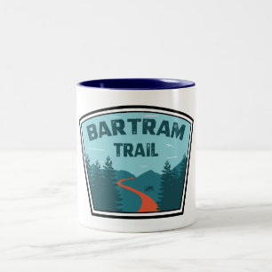 Caneca De Café Em Dois Tons Trilha Bartram Geórgia Carolina do Norte