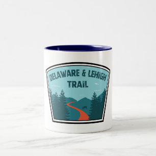 Caneca De Café Em Dois Tons Trilha D&L Pensilvânia