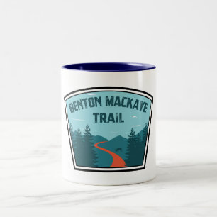 Caneca De Café Em Dois Tons Trilha de Benton MacKaye