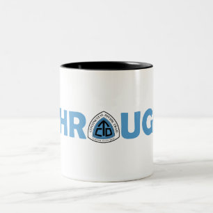 Caneca De Café Em Dois Tons Trilha de Divisão Continental Através De Hike