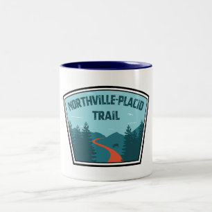 Caneca De Café Em Dois Tons Trilha de Northville-Placi