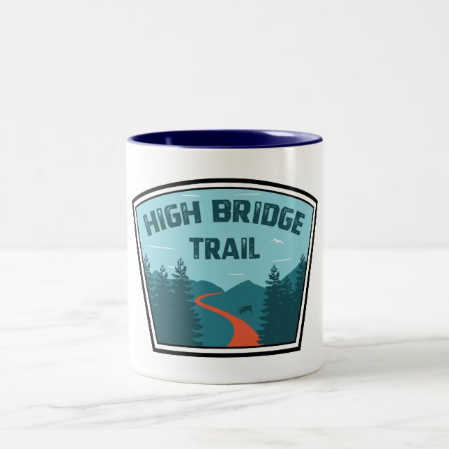 Caneca De Café Em Dois Tons Trilha de Ponte Alta (Centro)