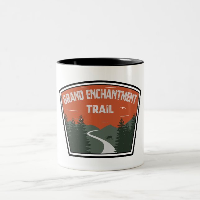 Caneca De Café Em Dois Tons Trilha do Grande Encantamento (Centro)
