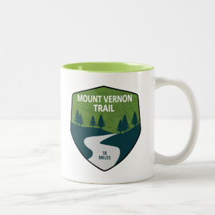 Caneca De Café Em Dois Tons Trilha do Monte Vernon