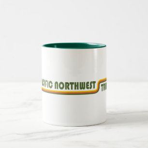 Caneca De Café Em Dois Tons Trilha do Noroeste do Pacífico
