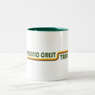Caneca De Café Em Dois Tons Trilha do Pacífico Crest