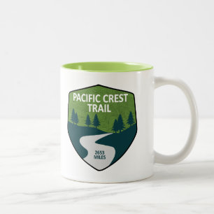 Caneca De Café Em Dois Tons Trilha do Pacífico Crest